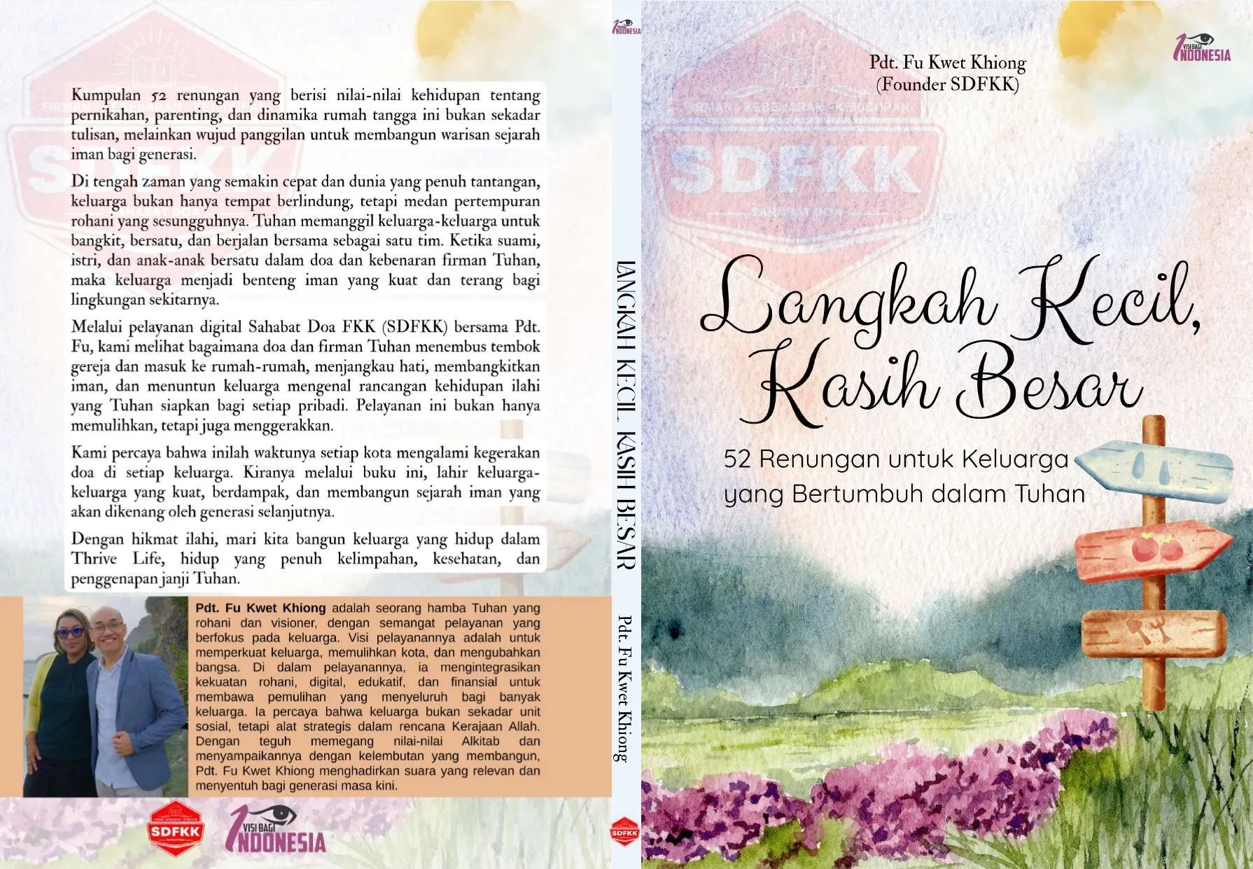 Kumpulan 52 renungan yang berisi nilai-nilai kehidupan tentang pernikahan, parenting dan dinamika rumah tangga ini bukan sekedar tulisan, melainkan wujud panggilan untuk membangun warisan sejarah iman bagi generasi.