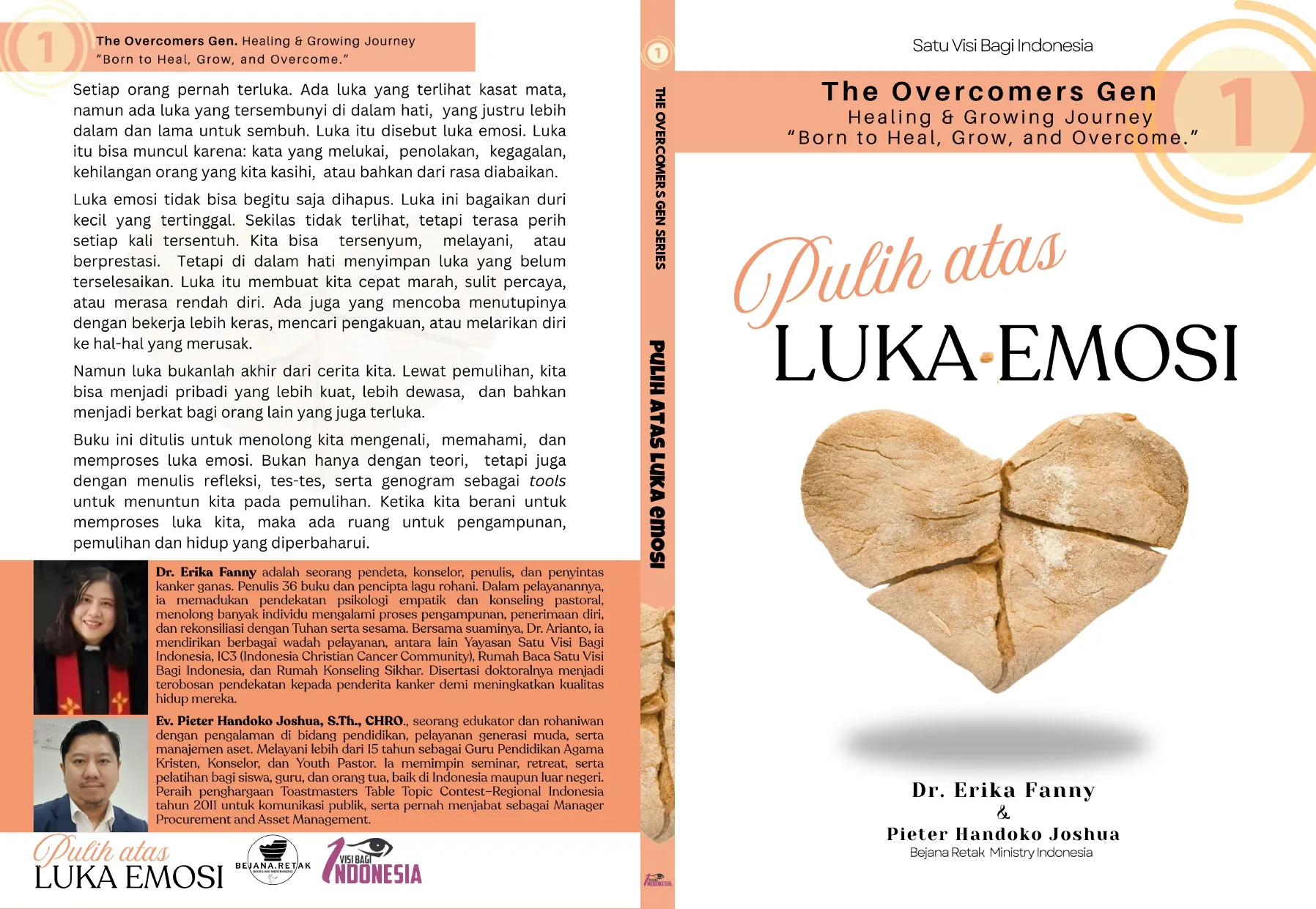 “Pulih Atas Luka Emosi” adalah sebuah perjalanan sunyi menuju ruang-ruang batin yang sering kita sembunyikan—tempat di mana rasa sakit memahat kita tanpa suara. Buku ini menuntun pembaca menelusuri jejak luka yang pernah diremehkan, disentuh dengan kelembutan Firman dan kejujuran reflektif yang memulihkan. Setiap halamannya mengajak kita berhenti sejenak, bernapas lebih dalam, dan menyadari bahwa di balik remuknya hati masih tersisa cahaya kasih Allah yang sanggup menata ulang hidup kita.