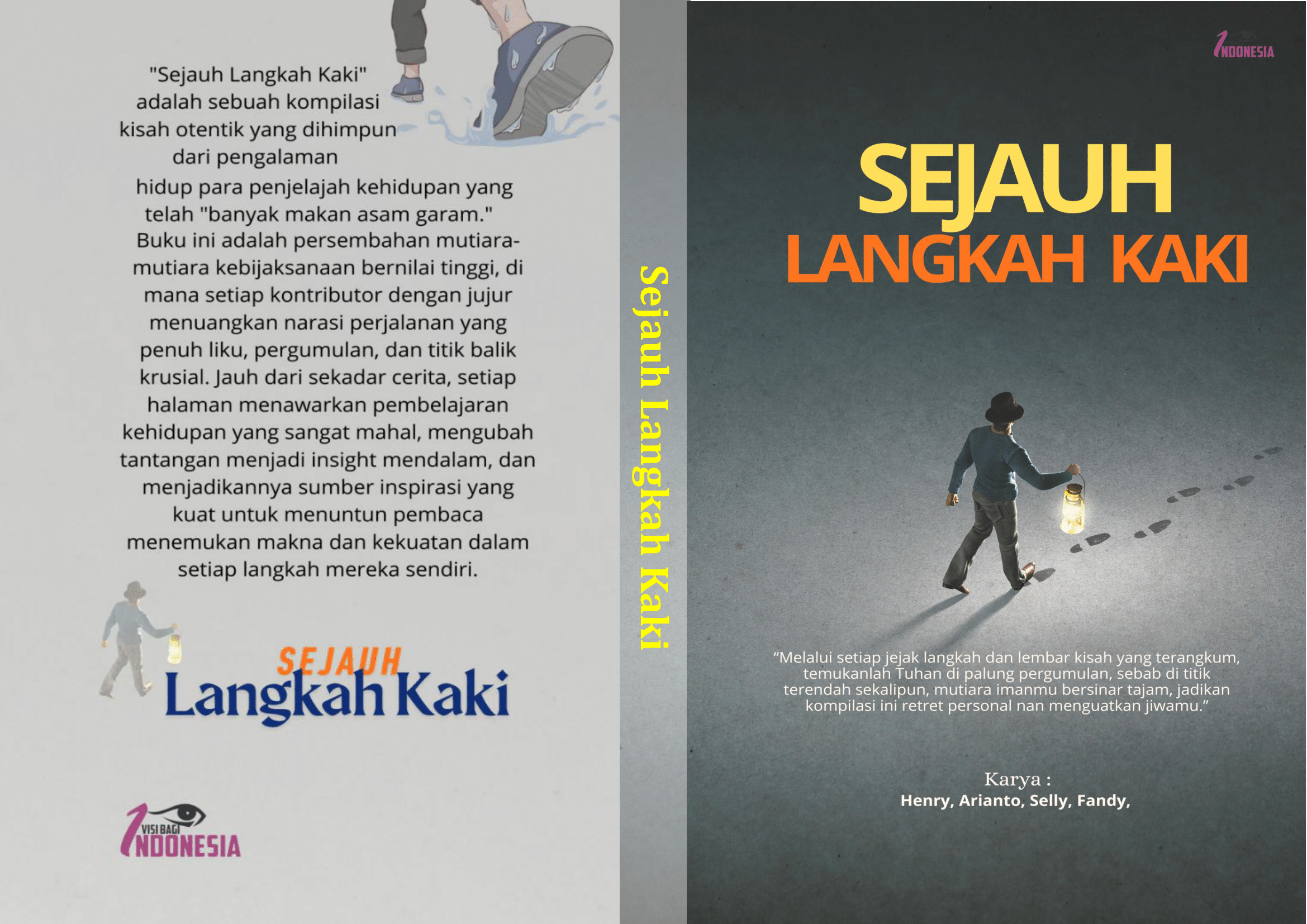  "Sejauh Langkah Kaki" adalah sebuah kompilasi kisah otentik yang dihimpun dari pengalaman hidup para penjelajah kehidupan yang telah "banyak makan asam garam." 